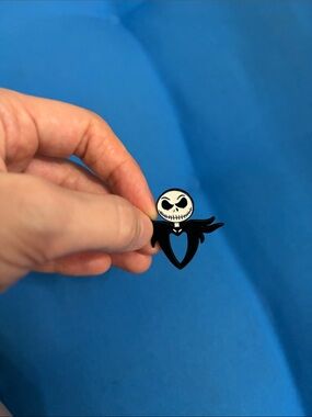 The Nightmare Before Christmas Pin Colored Black White Halloween NWOTS
